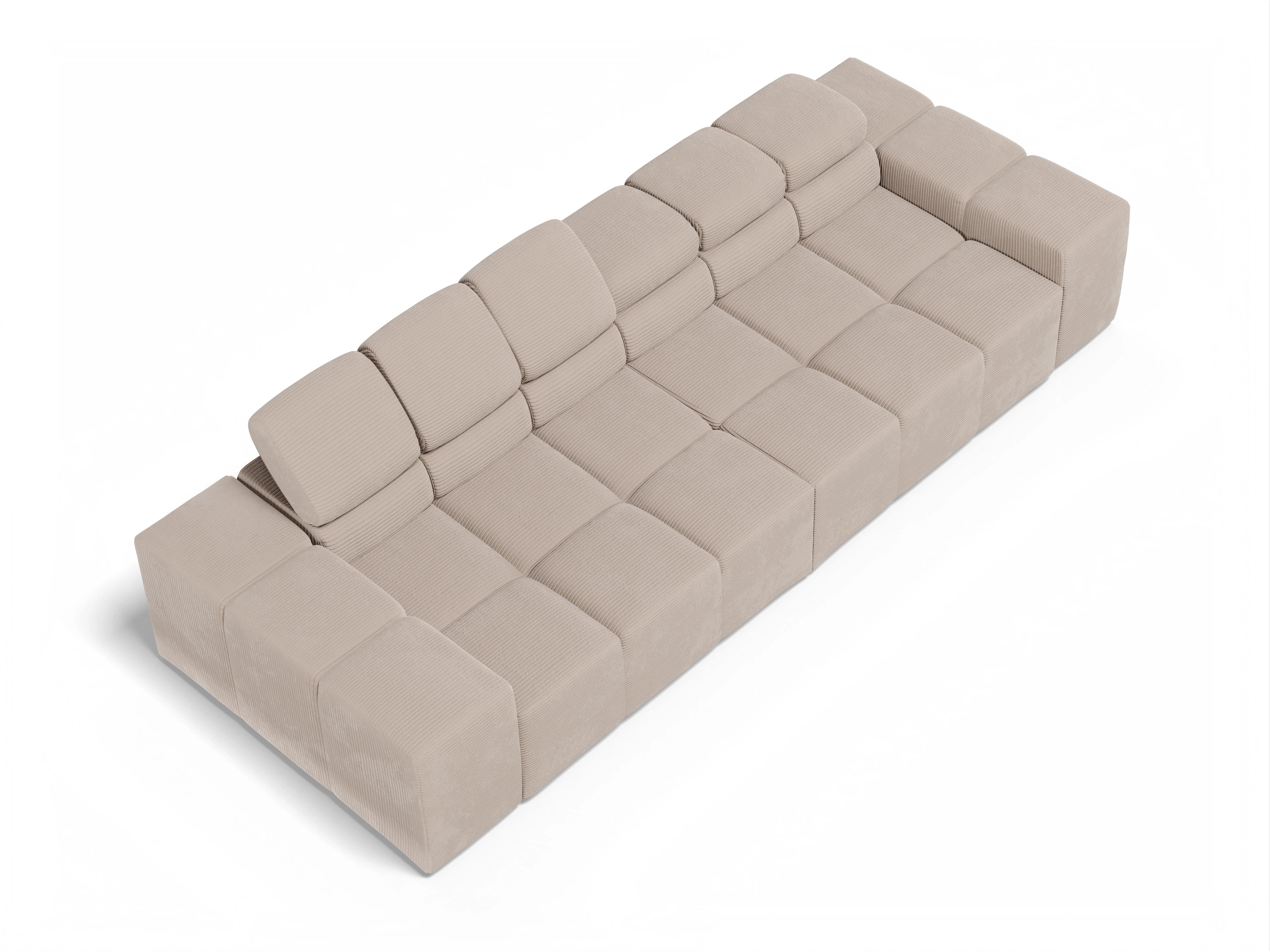 Ansicht des Produktes Camara 2.0 3-Sitzer Sofa in Stoff Braun