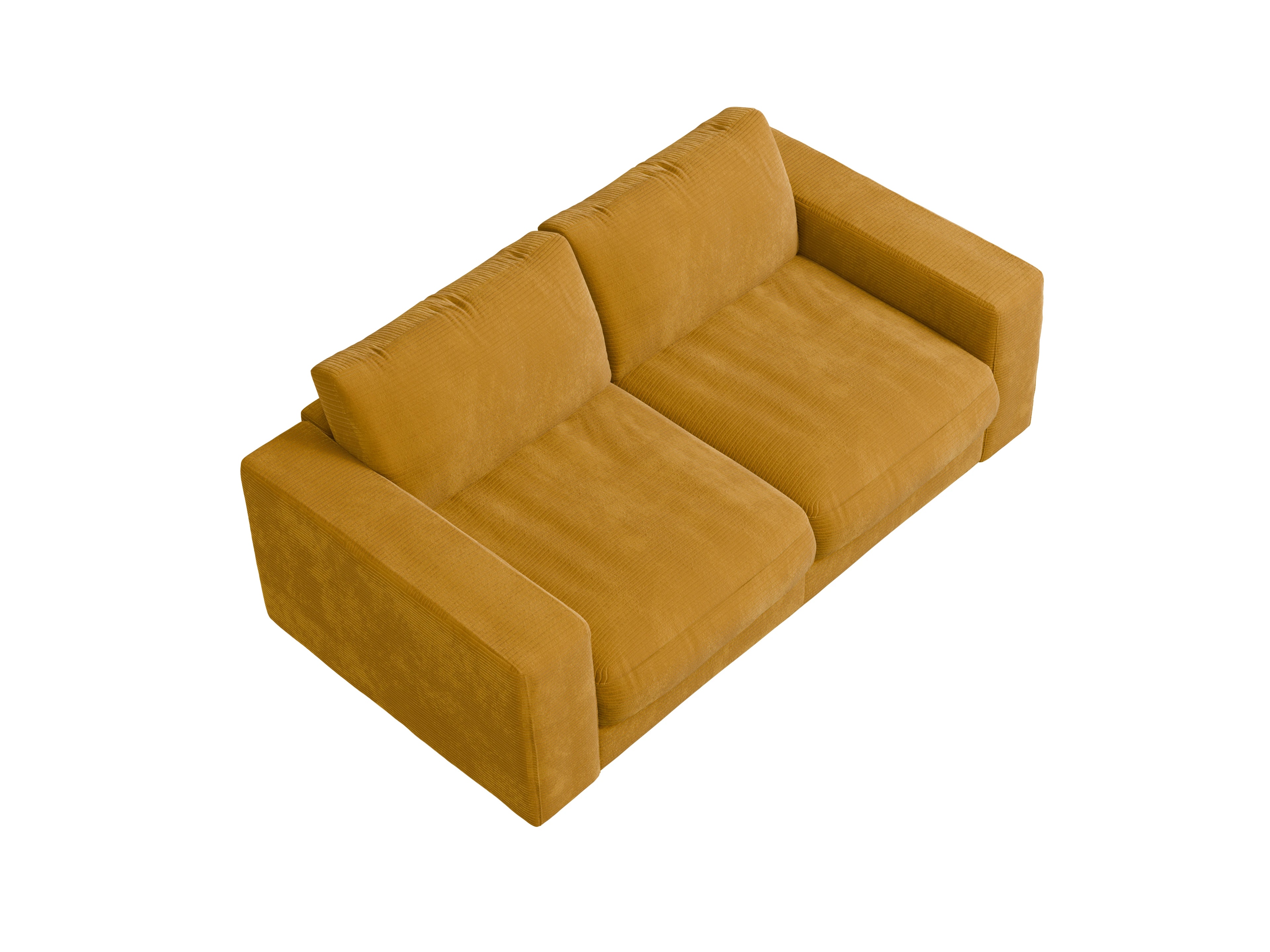 Mammut 2-Sitzer Sofa Ansicht des Produktes Mammut Plus 2.0 2-Sitzer Sofa in Stoff Gelb