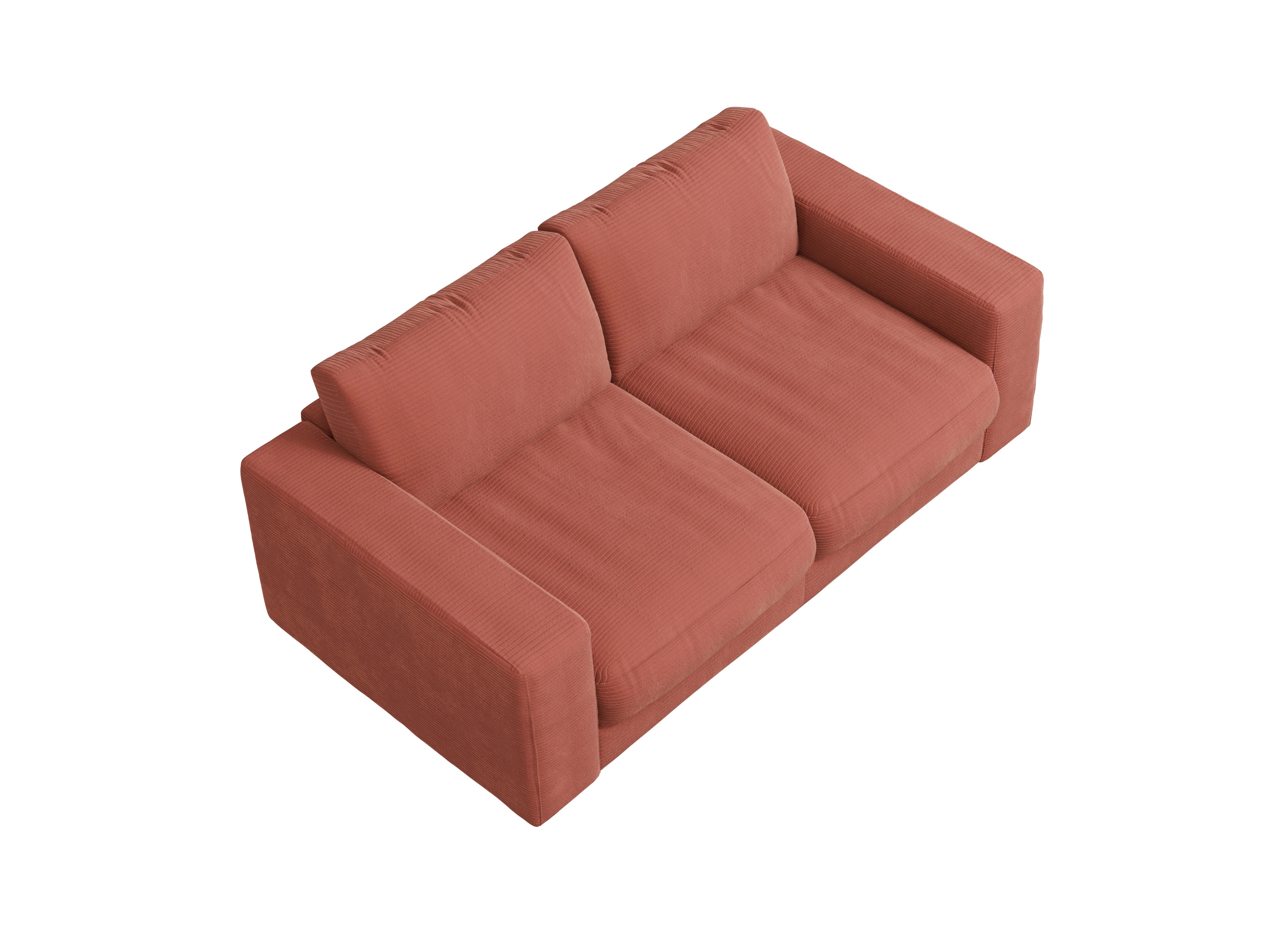 Mammut 2-Sitzer Sofa Ansicht des Produktes Mammut Plus 2.0 2-Sitzer Sofa in Stoff Orange