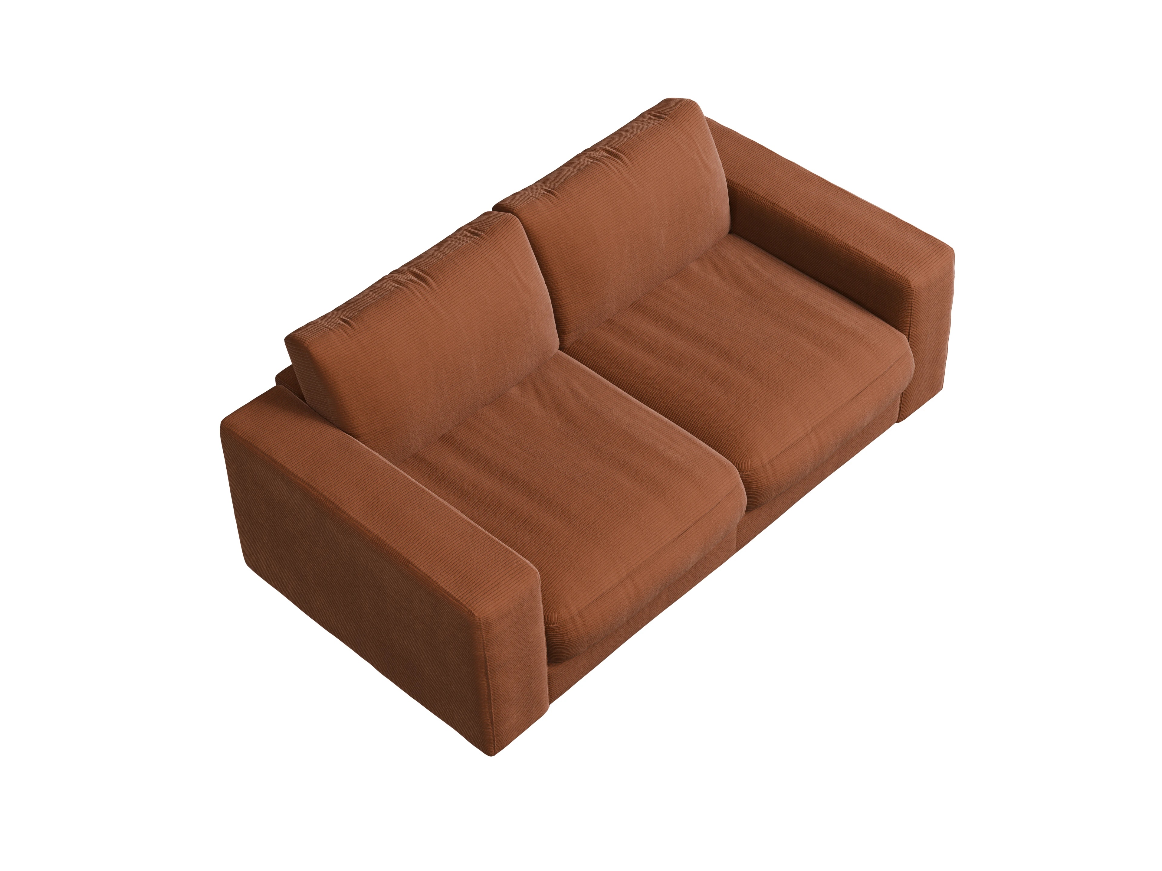 Mammut 2-Sitzer Sofa Ansicht des Produktes Mammut Plus 2.0 2-Sitzer Sofa in Stoff Orange