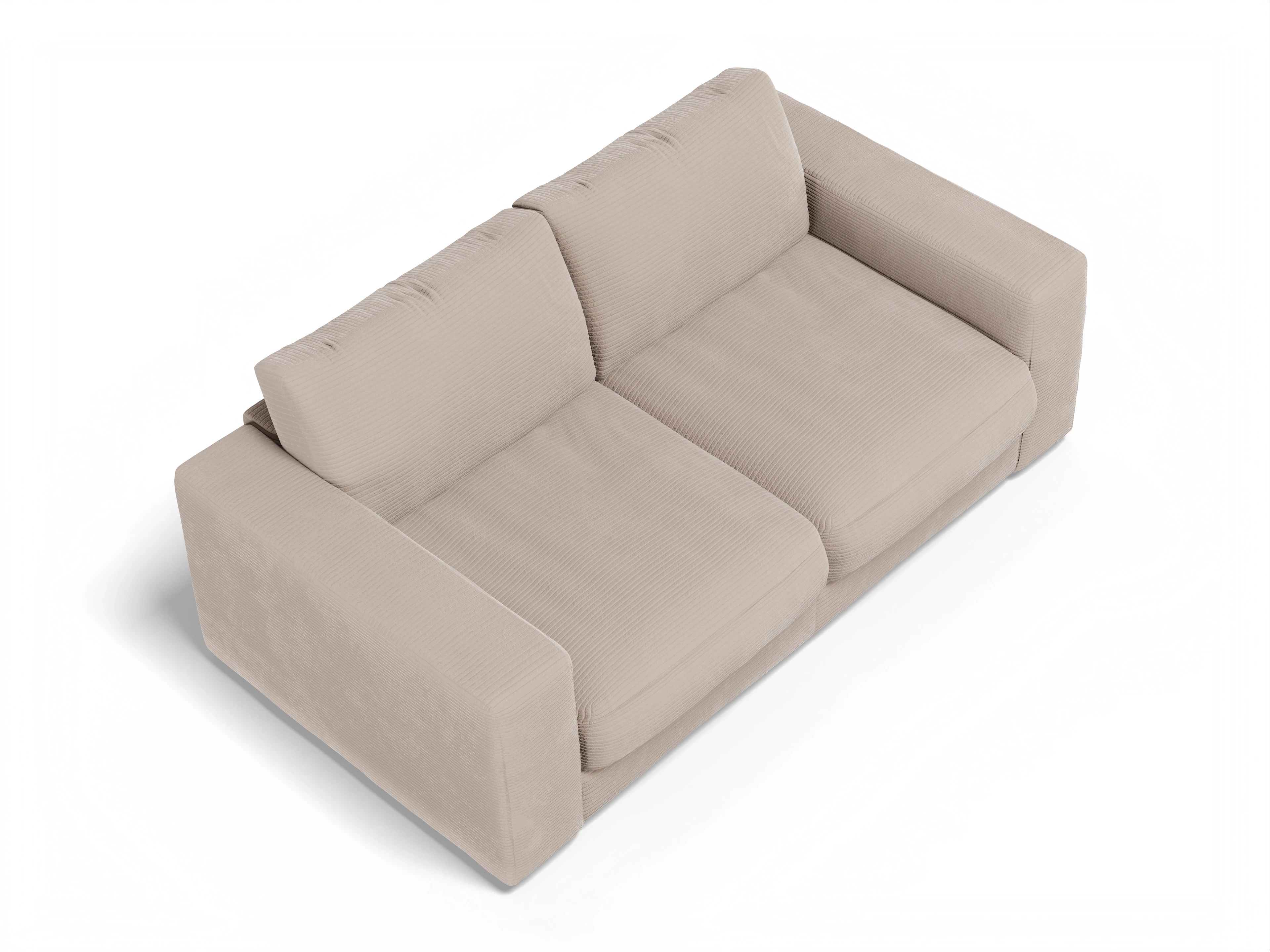 Ansicht des Produktes Mammut Plus 2.0 2-Sitzer Sofa in Stoff Braun