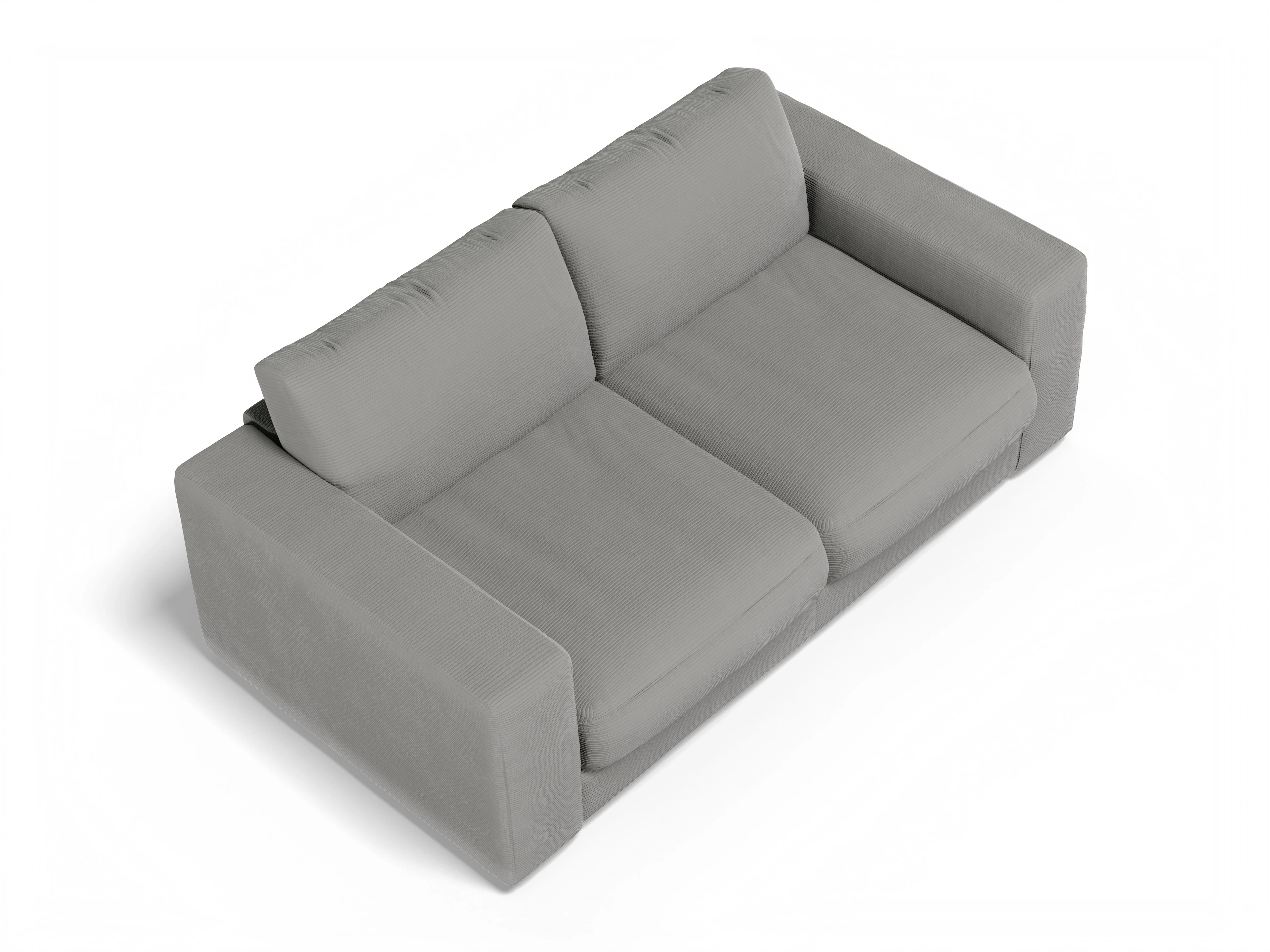 Ansicht des Produktes Mammut Plus 2.0 2-Sitzer Sofa in Stoff Grau