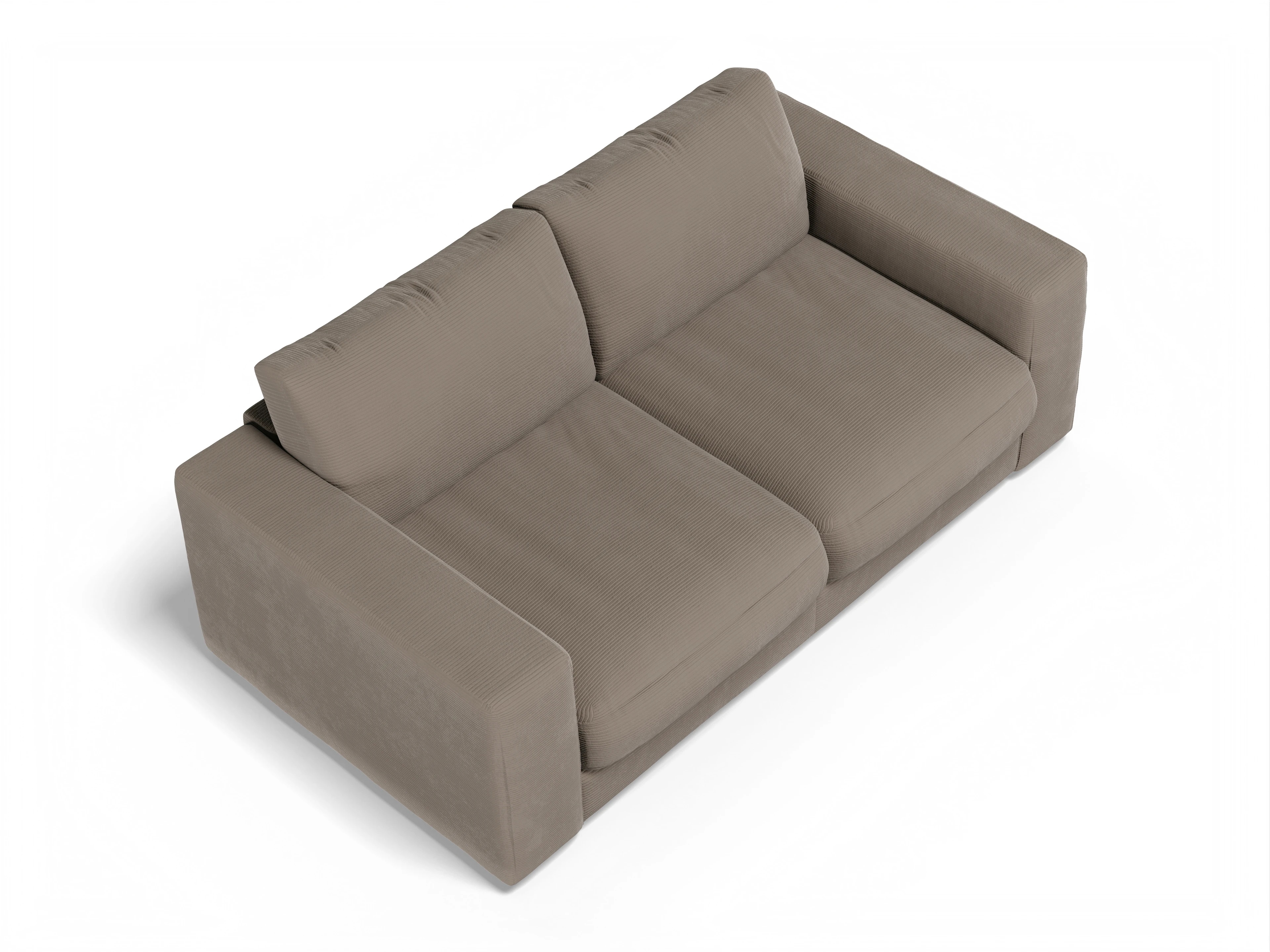 Ansicht des Produktes Mammut Plus 2.0 2-Sitzer Sofa in Stoff Braun