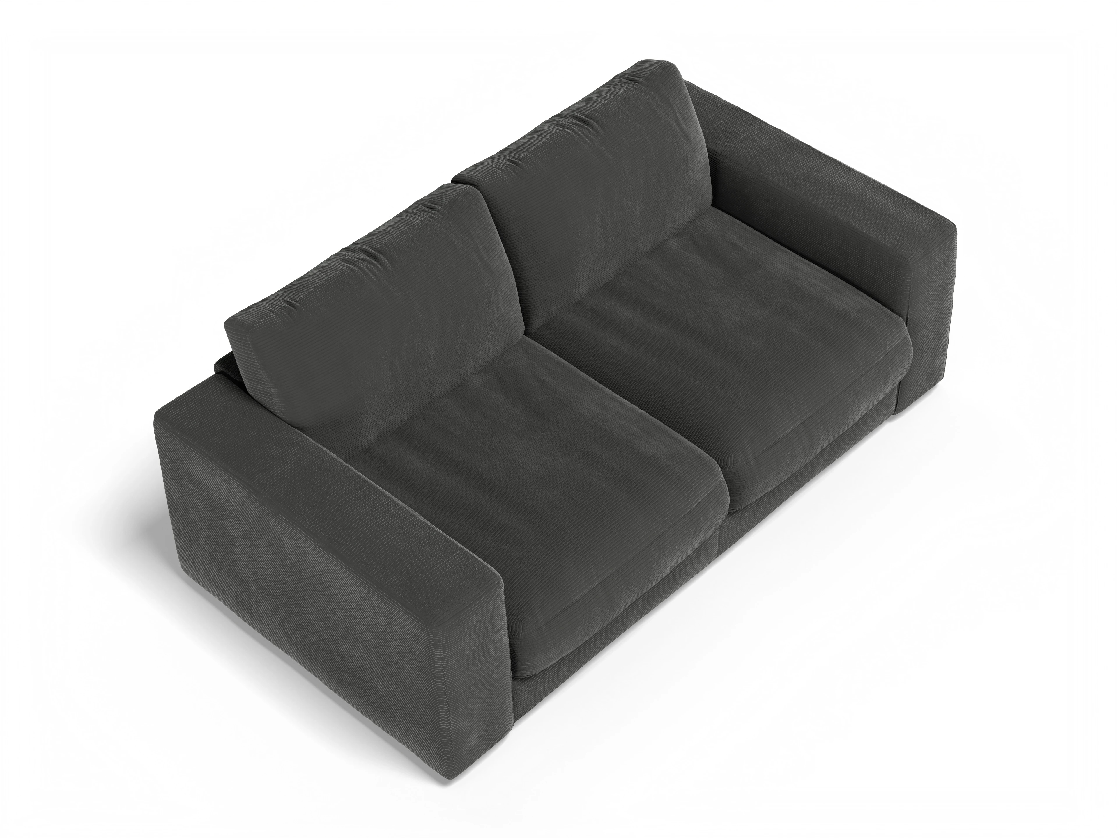 Ansicht des Produktes Mammut Plus 2.0 2-Sitzer Sofa in Stoff Grau